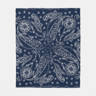 Couverture Polaire Bohemian Paisley Vintage Print