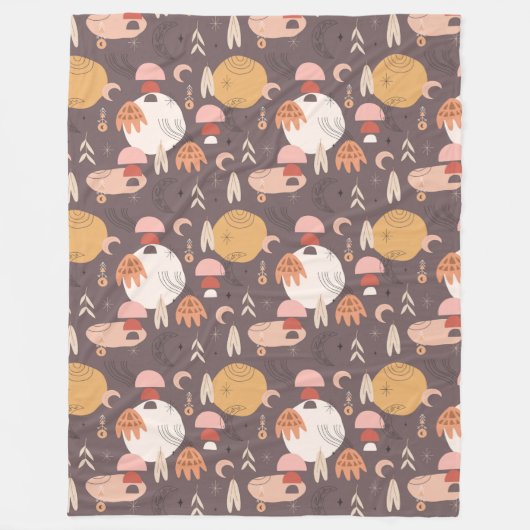 Couverture Polaire boho (Devant)