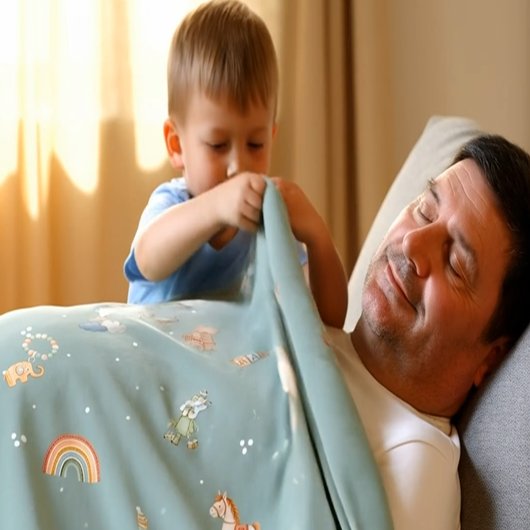 Couverture Polaire Boho Autumn Baby Shower Fleece Blanket