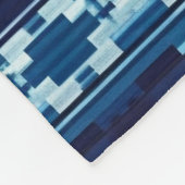 Couverture Polaire Boho Aztec Blue Kits Design (Coin)