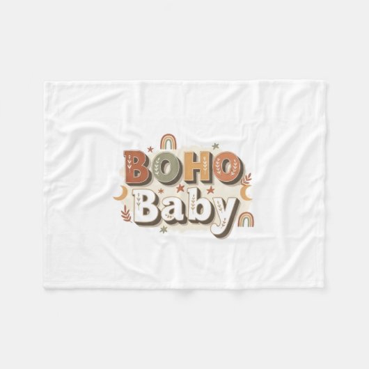 Couverture Polaire Boho Baby Fleece blanket (Devant (Horizontal))