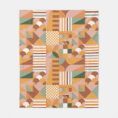 Couverture Polaire Boho Bloque Floral (Devant)