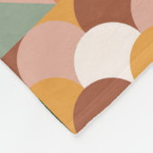 Couverture Polaire Boho Bloque Floral (Coin)