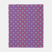 Couverture Polaire Boho Chic Mandala Floral Motif (Devant)