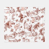 Couverture Polaire Boho Chic Zodiac Signet Toile Motif Astrologie Cad (Devant (Horizontal))