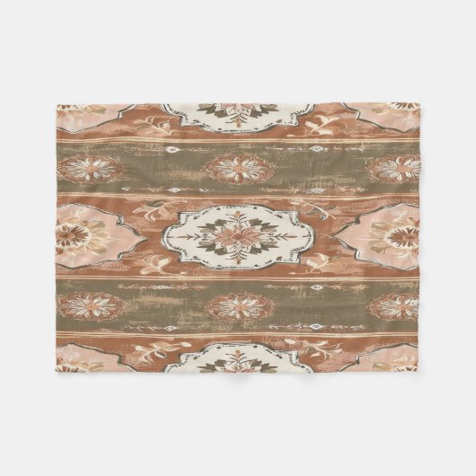 Couverture Polaire Boho Fleece Blanket (Devant (Horizontal))