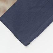 Couverture Polaire Boho fleurit le collage de photo de famille (Coin)