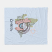 Couverture Polaire Boho Llama (Devant (Horizontal))