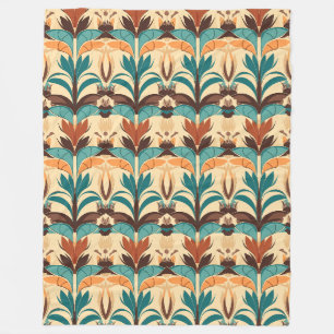 Couverture Polaire Boho moderne du milieu du siècle