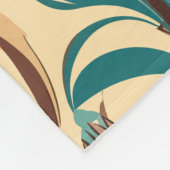 Couverture Polaire Boho moderne du milieu du siècle (Coin)