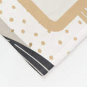 Couverture Polaire Boho Moon et étoiles Personnalisé Baby Milestone (Coin)