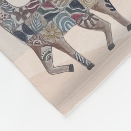 Couverture Polaire Boho Nursery Art Baby Blanket (Coin)