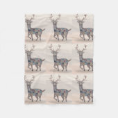 Couverture Polaire Boho Nursery Art Baby Blanket (Devant)