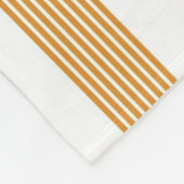 Couverture Polaire Boho Orange Tropical Floral Botanique Été (Coin)