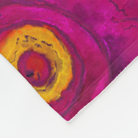 Couverture Polaire Boho Paisley Floral (Coin)