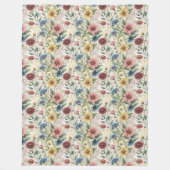 Couverture Polaire Boho Pastel Blanket Cadeau pour ses moments cosy (Devant)