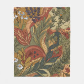 Couverture Polaire Boho Rhapsody Fleece Blanche (Devant)