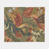 Couverture Polaire Boho Rhapsody Fleece Blanche (Devant (Horizontal))