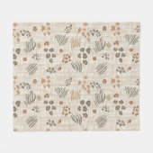 Couverture Polaire Boho Safari Animal Prints Weave ID1274 (Devant (Horizontal))