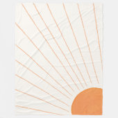 Couverture Polaire Boho Sunshine (Devant)