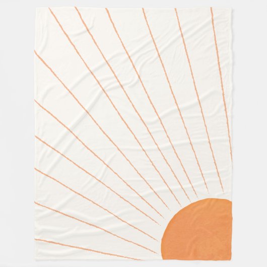 Couverture Polaire Boho Sunshine (Devant)