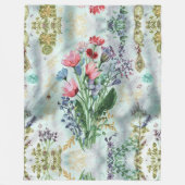 Couverture Polaire Boho Watercolor Blanket - Dreamy Pastel Throw (Devant)