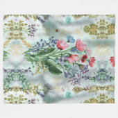 Couverture Polaire Boho Watercolor Blanket - Dreamy Pastel Throw (Devant (Horizontal))