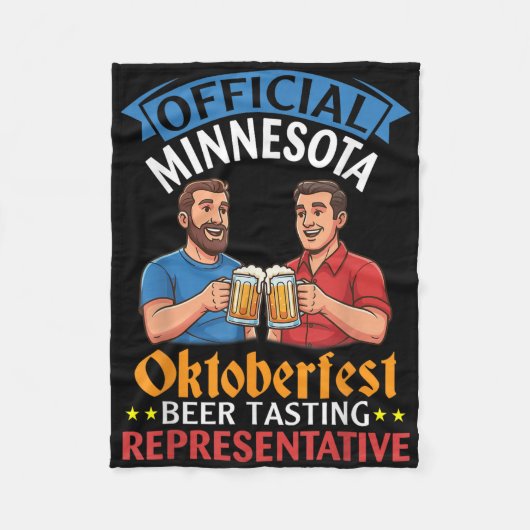 Couverture Polaire Boire Buddy Official Minnesota Beer Tasting Rep (Devant)