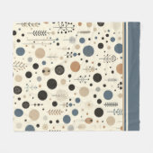 Couverture Polaire Bois Abstrait (Devant (Horizontal))