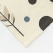 Couverture Polaire Bois Abstrait (Coin)