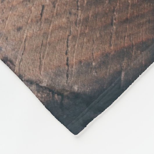 Couverture Polaire Bois au feu (Coin)