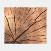 Couverture Polaire Bois de bois de sciage coupe (Devant (Horizontal))