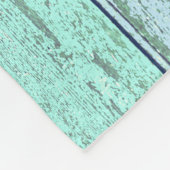 Couverture Polaire Bois de flottage rustique de plage (Coin)