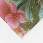 Couverture Polaire Bois de printemps avec canard et faon/cerf (Coin)