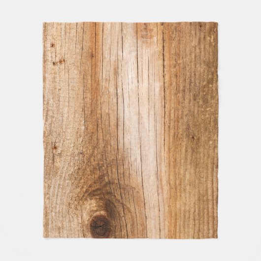 Couverture Polaire Bois de sapin naturel : surface texturée (Devant)