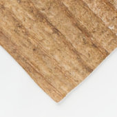 Couverture Polaire Bois de sapin naturel : surface texturée (Coin)