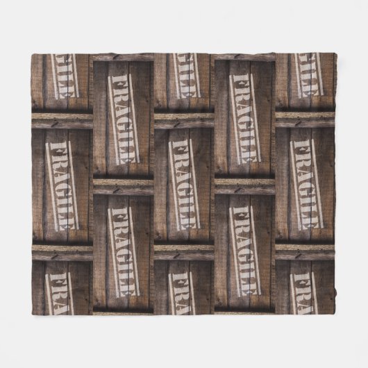 Couverture Polaire Bois fragile vintage (Devant (Horizontal))