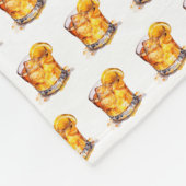Couverture Polaire Boisson Whiskey Aquarelle (Coin)