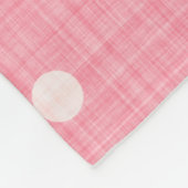 Couverture Polaire Boissons de café chic Bunny de Pâques (Coin)