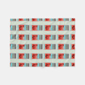 Couverture Polaire Boîte rétro de correspondances pop art (Devant (Horizontal))