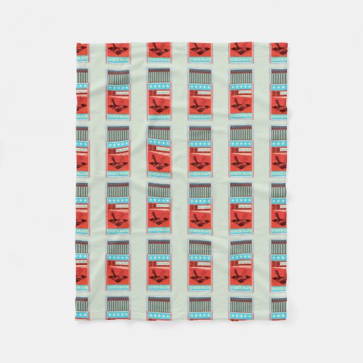 Couverture Polaire Boîte rétro de correspondances pop art (Devant)