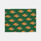 Couverture Polaire Bokke de l'Afrique du Sud de rugby (Devant (Horizontal))