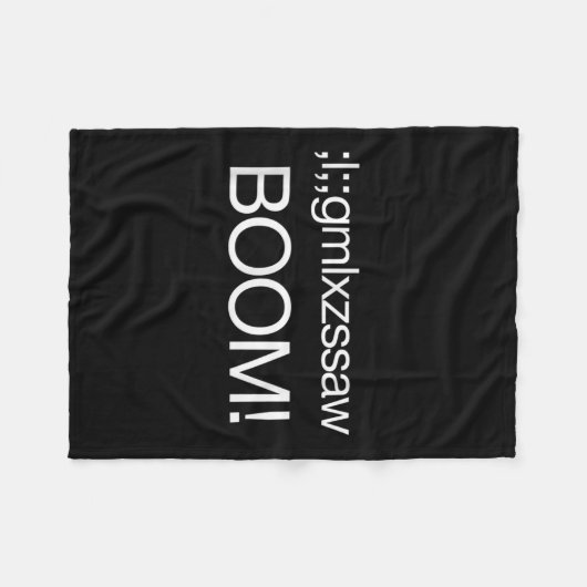 Couverture Polaire Bombe nucléaire US Commandement stratégique Drôle  (Devant (Horizontal))