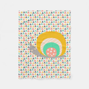 Couverture Polaire Bon escargot sur les triangles