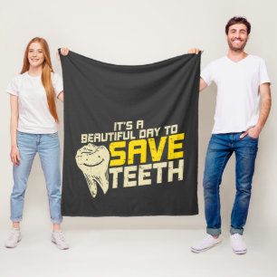 Couverture Polaire Bon Jour Pour Sauver Les Dents Hygiéniste Dentaire