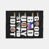 Couverture Polaire Bon Les Mauvais Les Mauvais Les Imbéciles Le Souti (Devant (Horizontal))