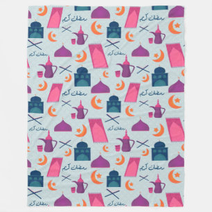 Couverture Polaire Bon Motif du Ramadan