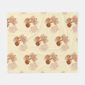 Couverture Polaire BON THANKSGIVING Citrouille Automne Feuilles Autom (Devant (Horizontal))