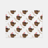 Couverture Polaire bon thanksgiving Turquie (Devant (Horizontal))
