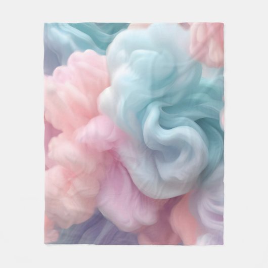 Couverture Polaire Bonbons de coton Abstrait (Devant)